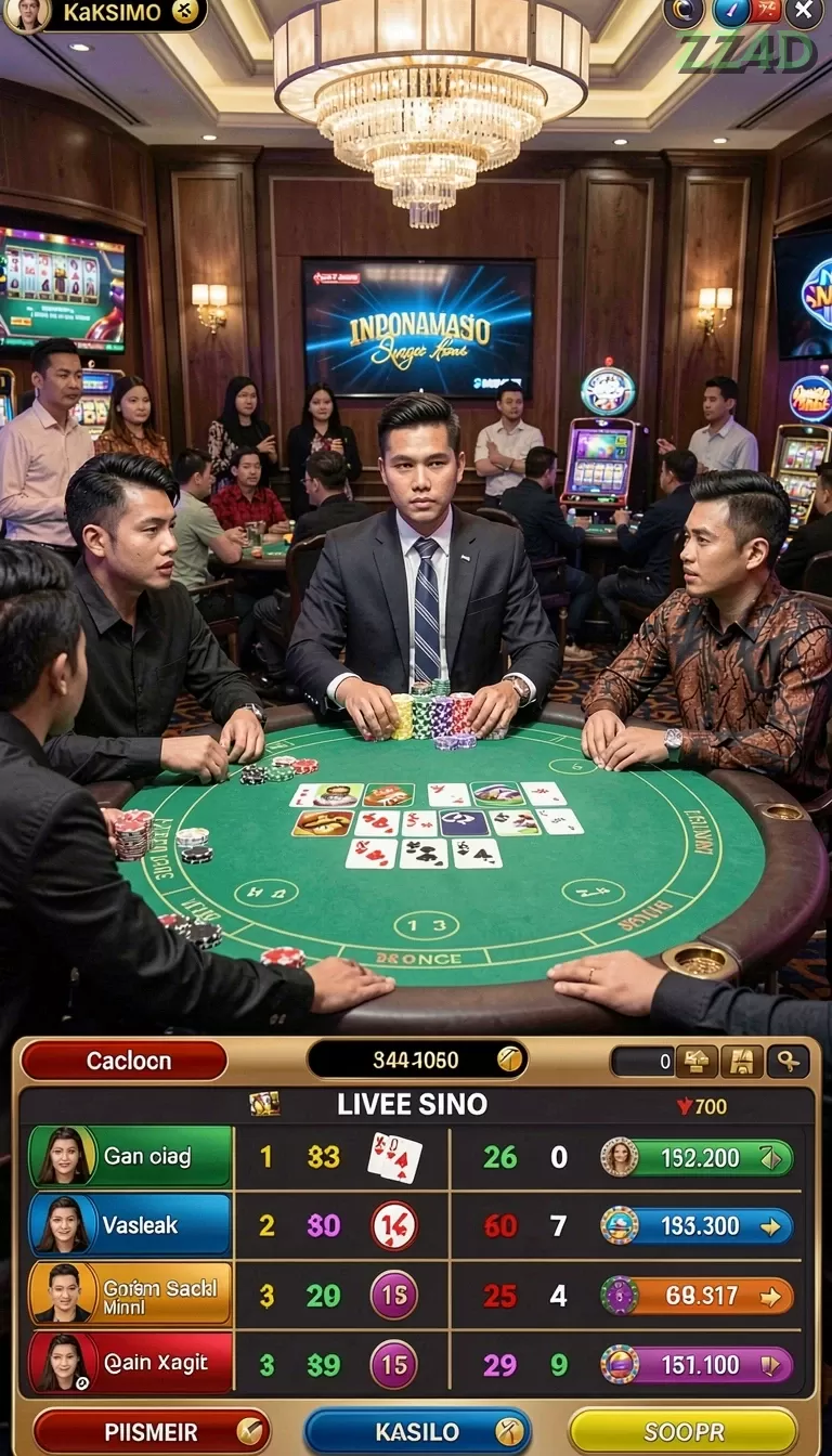 Cuplikan layar SR996 — menu navigasi