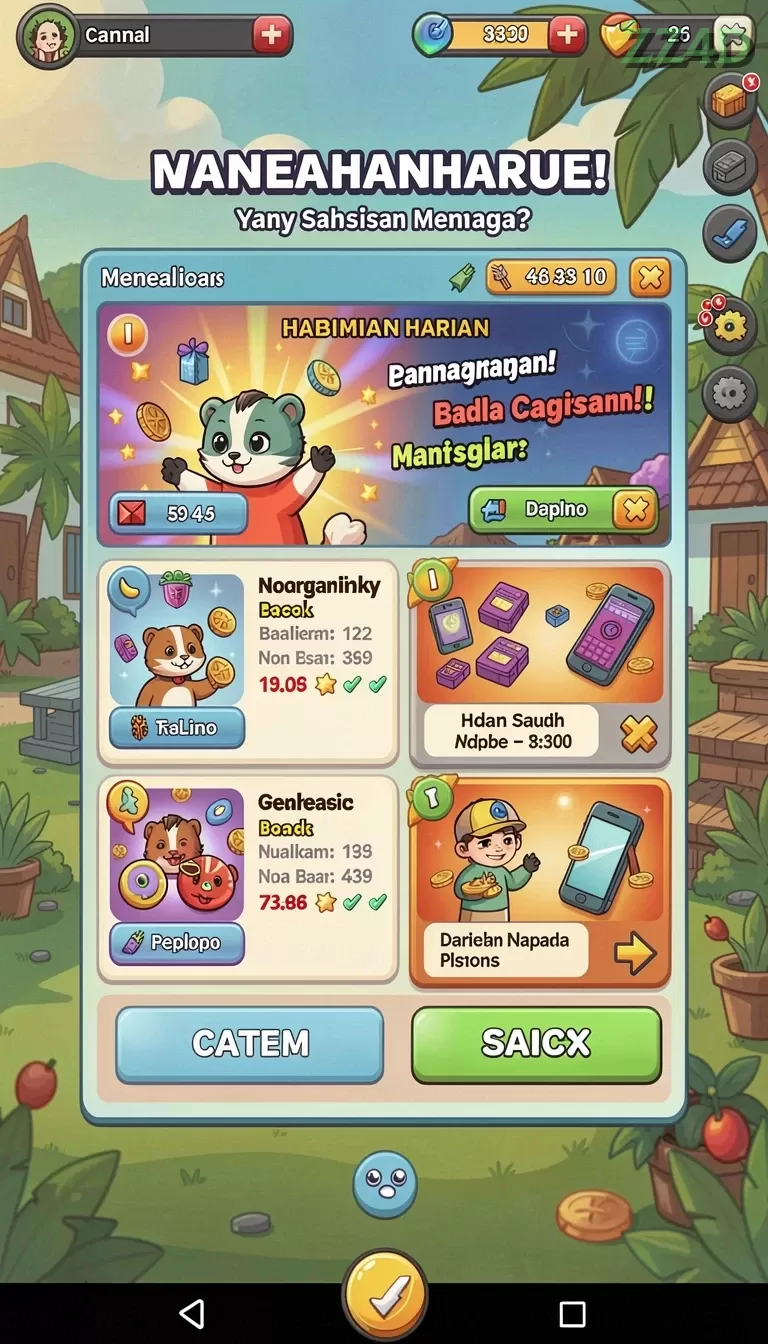 Cuplikan layar SEKARANG — pengaturan akun