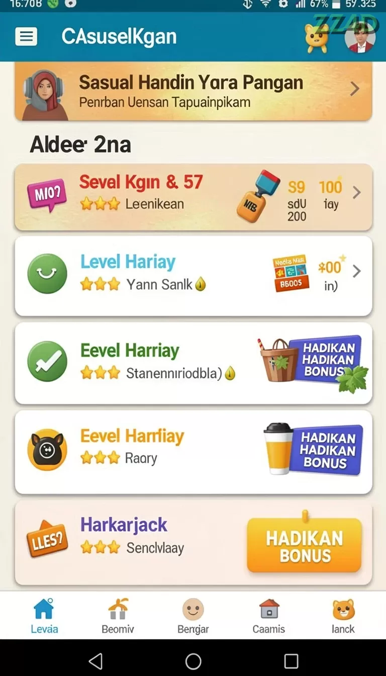 Cuplikan layar KOPLO77 — halaman utama